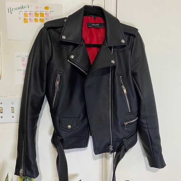 Zara faux leather jacket - Picture 3 of 3
